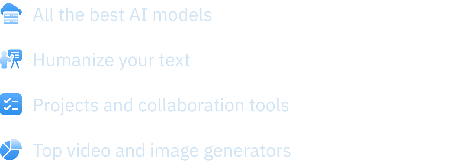 ChatLLM Features List